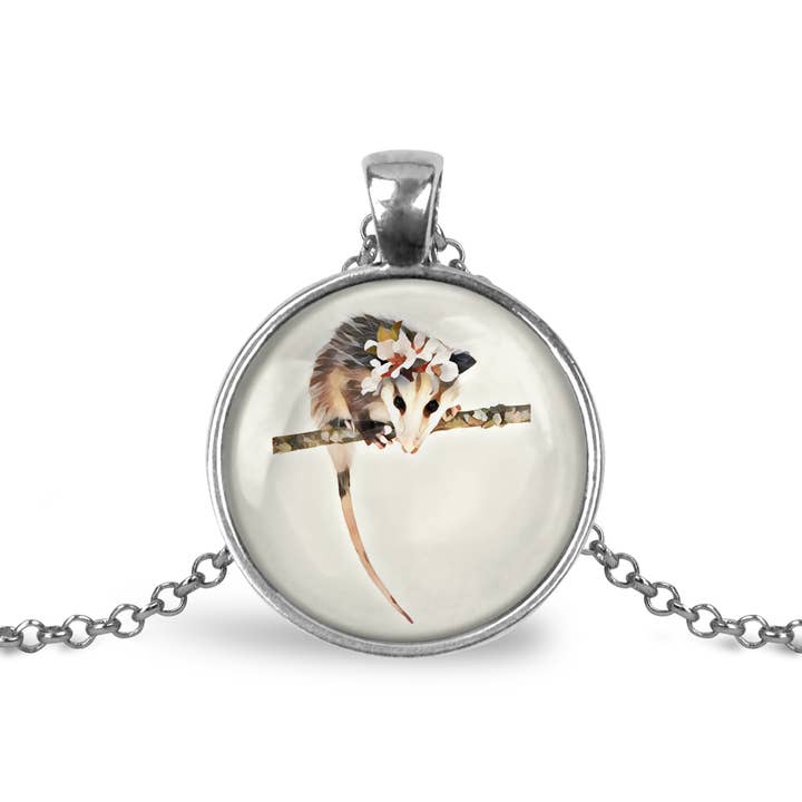 Collier Opossum pour la vente par Whimsy Spirit Shop