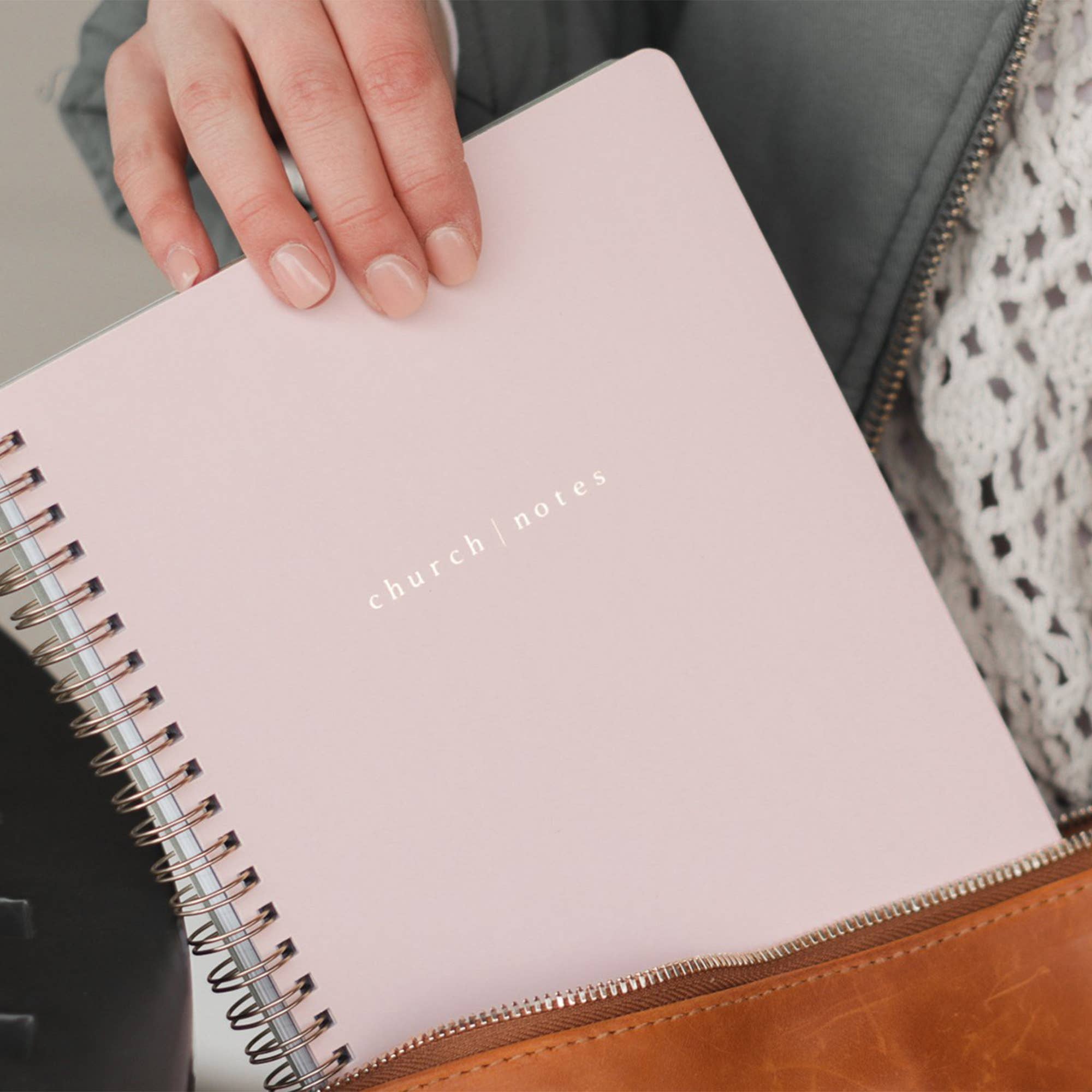 Church Notes Co. - Vente Cahiers - Carnet d'étude biblique Blush Church Notes6