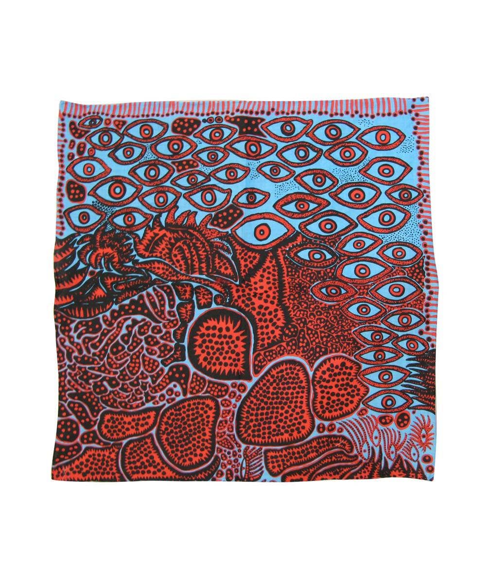 Third Drawer Down USA - Wholesale Handkerchief - Unisex - Eyes Of Mine Handkerchief x Yayoi Kusama2