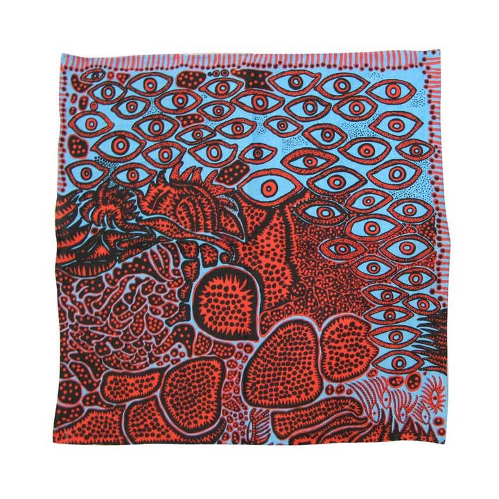 Third Drawer Down USA - Wholesale Handkerchief - Unisex - Eyes Of Mine Handkerchief x Yayoi Kusama2