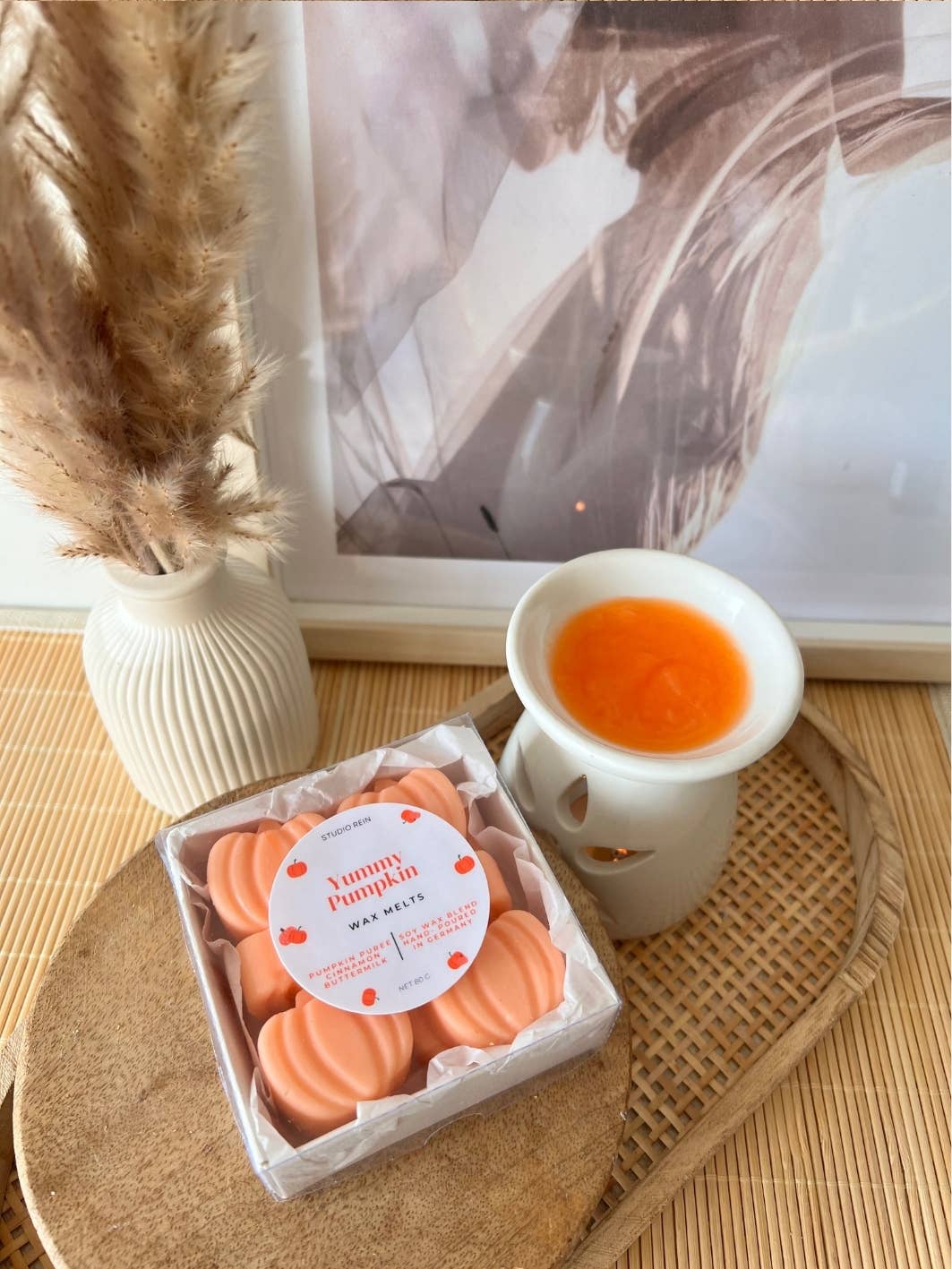 Studio Rein – Großhandel Schmelzwachs – Kürbisförmige Sojawachsschmelzer, 80 g6