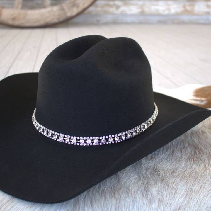 Willow Lane Hat Co. – wholesale Hat accessory – Women's – Rhinestone Bling Hat Band - The Monroe