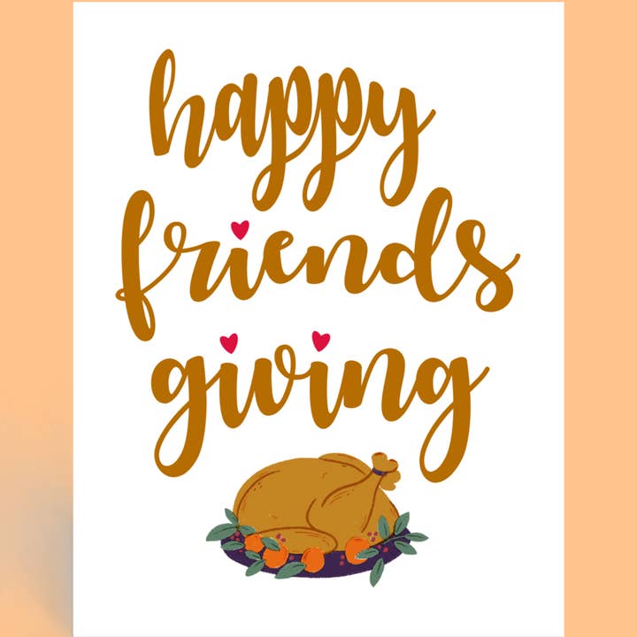 Cards o' Glee LLC - Wholesale Friendship Card - Happy Friendsgiving