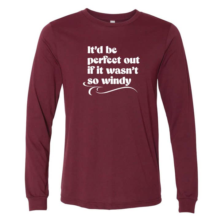 Camiseta de manga larga If It Wasn't So Windy Minnesota para venta al por mayor de Minnesota Awesome