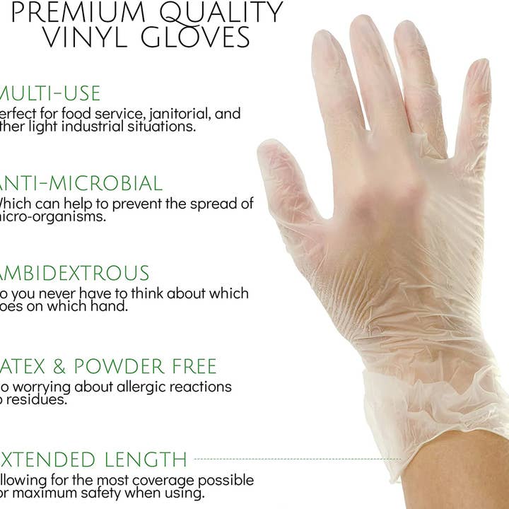 Gloves.com - Wholesale Gloves – Unisex - ADVANCE Latex Gloves -1,000 Gloves - 20 CASES (BULK)5