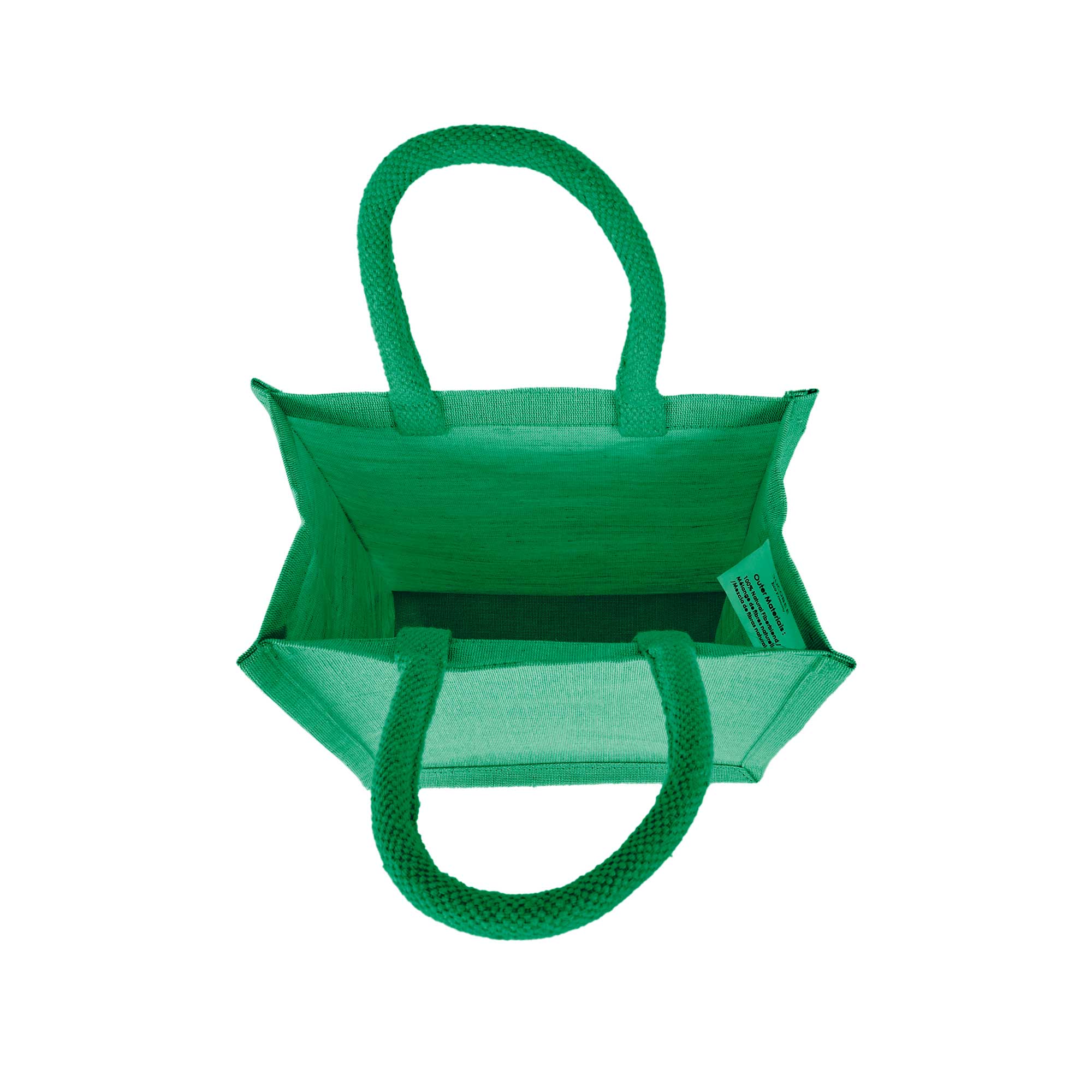 ecojutebags – Engroshandel Indkøbspose/indkøbstaske – 4 genanvendelige Juco-tasker med lomme og håndtag – 12x10x6 - Gave22