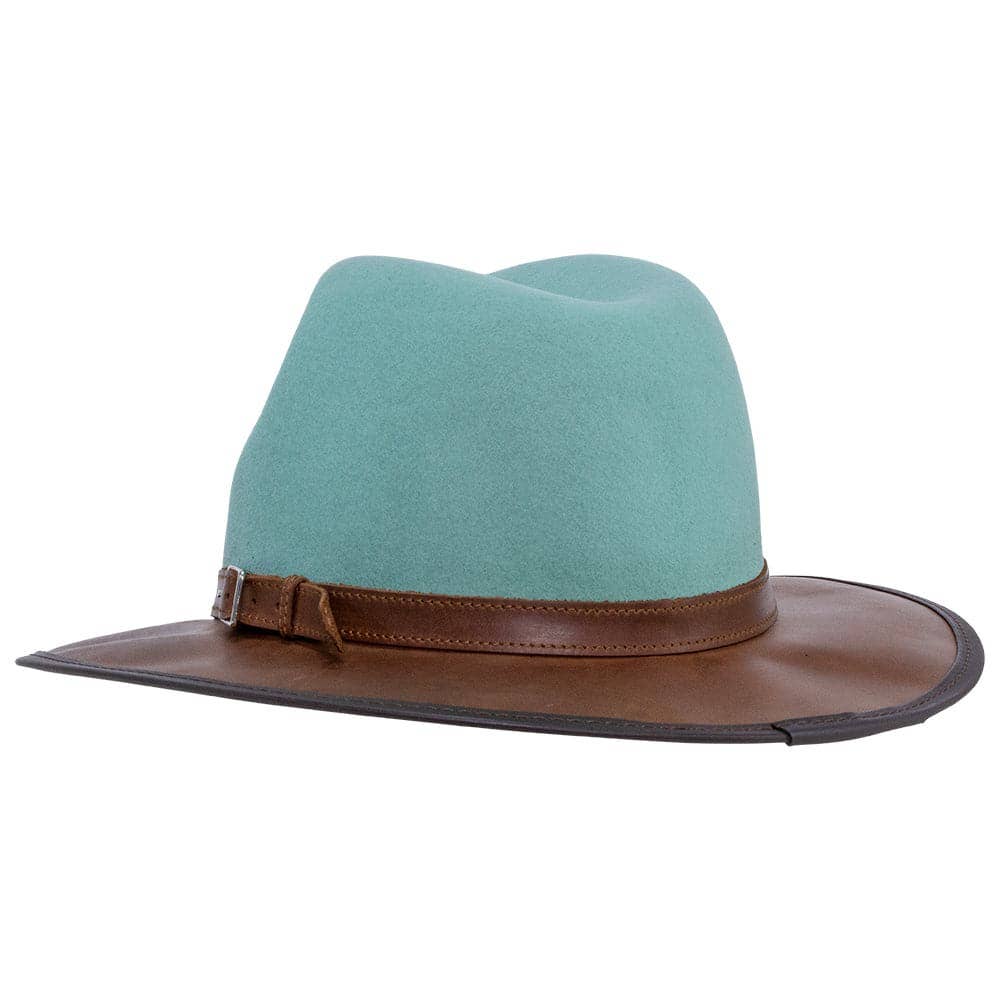 American Hat Makers - Wholesale Fedora - Unisex - Wool Felt Leather Outdoor Fedora Style - Summit26