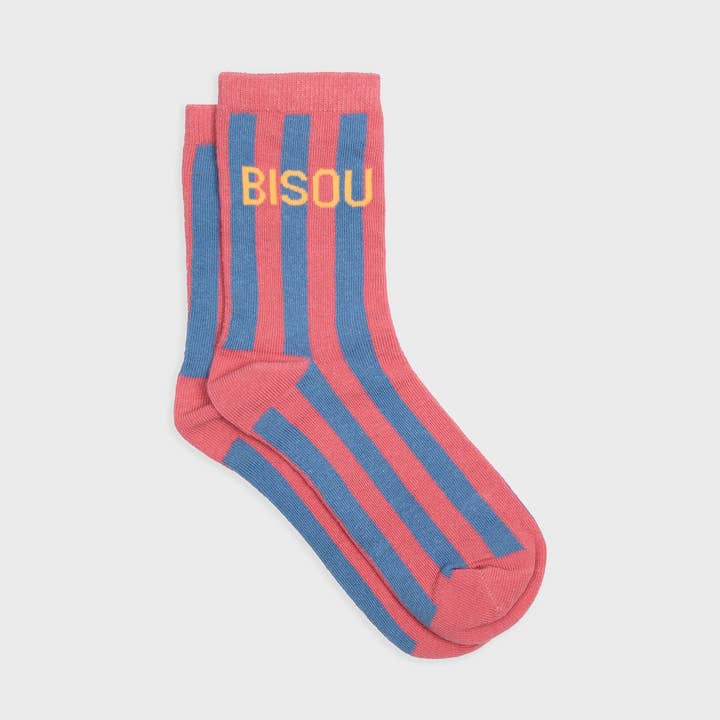 Striped socks - Kiss for wholesale by BILLYBELT