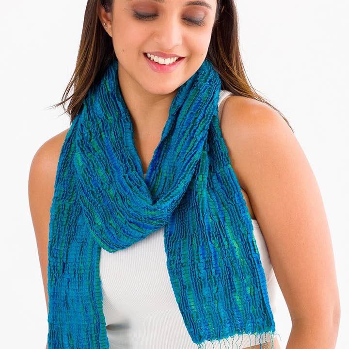 Sevya Handmade - Wholesale Scarf - Women's - Revati Silk & Wool Scarves32