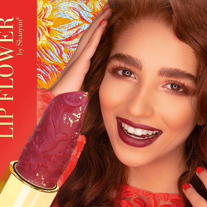 Bio Makeup – wholesale Läppstift – Lip Flower Lipstick Crown of Glory 191 24K GOLD naturlig produkt