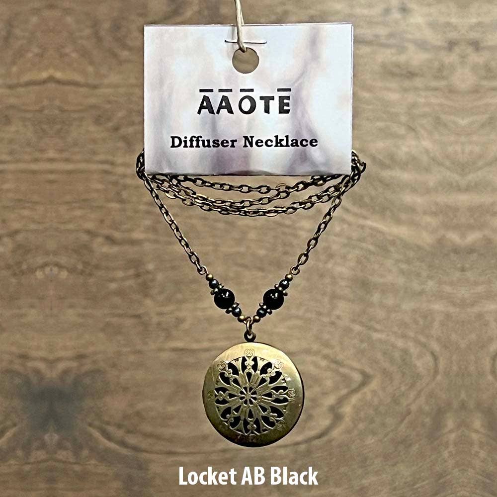 AAOTE - Wholesale Aromatherapy Necklace - Aromatherapy Locket Essential Oil Diffuser Necklaces on Beaded Chain 5