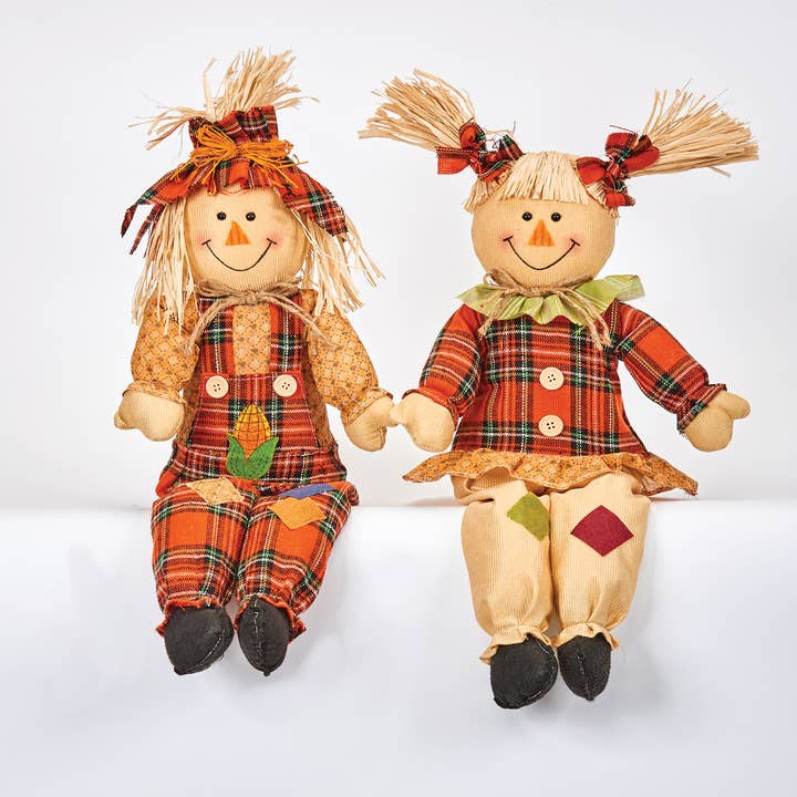 WORTH IMPORTS - Wholesale Decorative Figurine - 24" Sitting Scarecrow0