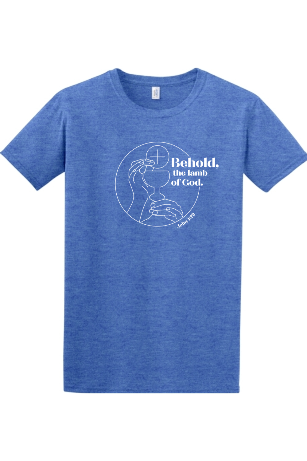 Sock Religious - Vente T-shirt sérigraphié – unisexe - Voici l'Agneau de Dieu - Jean 1:29 T-shirt adulte2