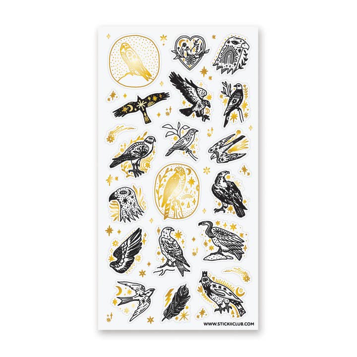 STICKII - Wholesale Sticker - Birds of Prey Sticker Sheet
