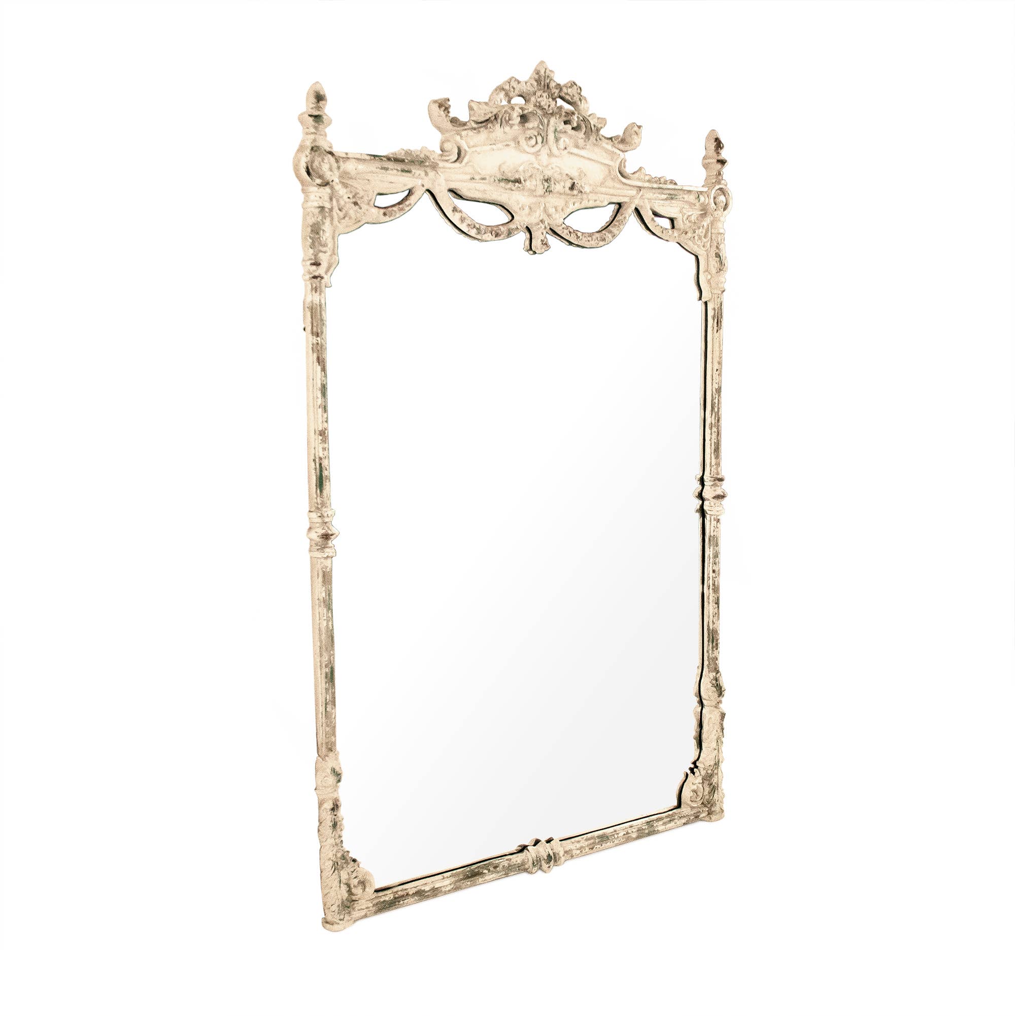 Antique White Rowena Mirror for wholesale on Faire1