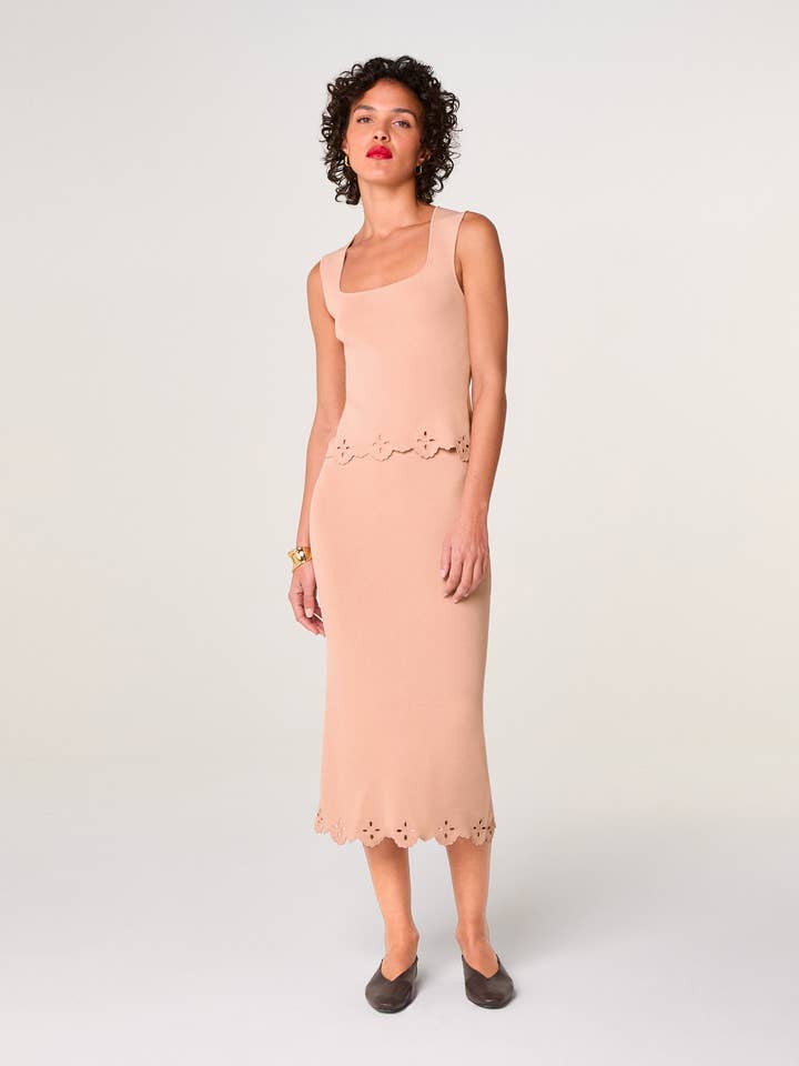 Geborduurde tanktop voor wholesale door Rodier