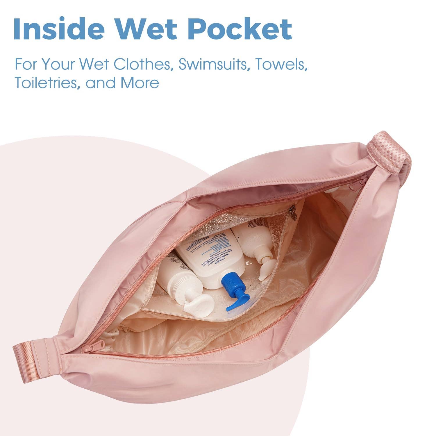 wandf - Vendita all'ingrosso Sacca da viaggio - Donna - Borsa a tracolla da palestra per il weekend con tasca umida10