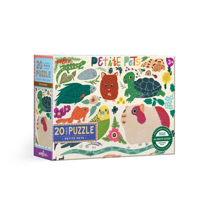 Petite Pets 20 Piece Puzzle for wholesale by eeBoo