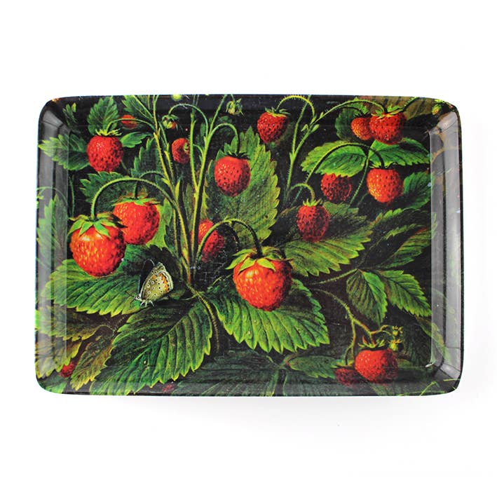 MUSEUM WEBSHOP - Wholesale Serving Tray - Serving Tray, Mini Size, Schlesinger, Strawberries0