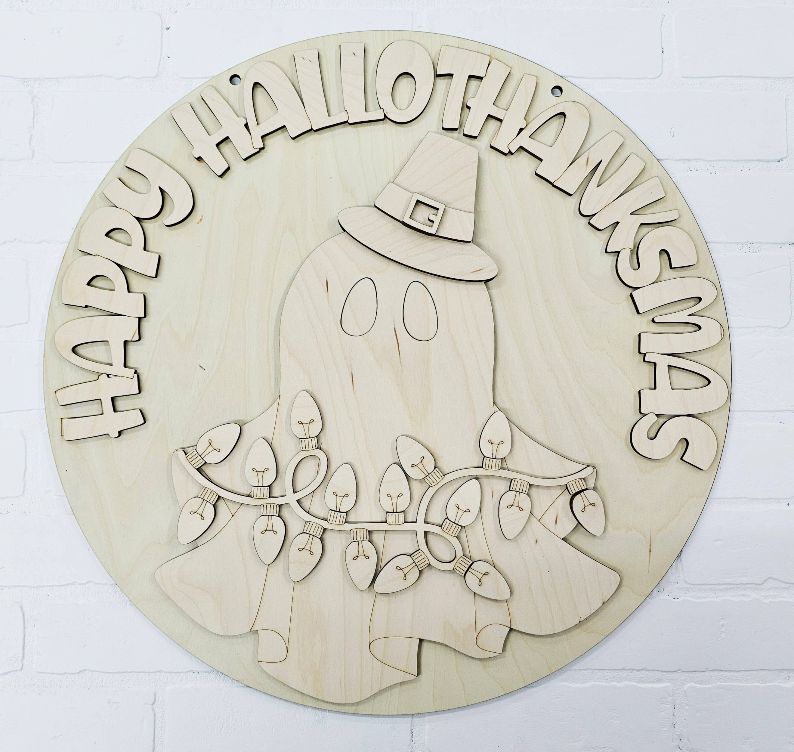 Teal Moon Creations – Kit de artesanato DIY por atacado – Decoração de Porta DIY Feliz Hallothanksmas5