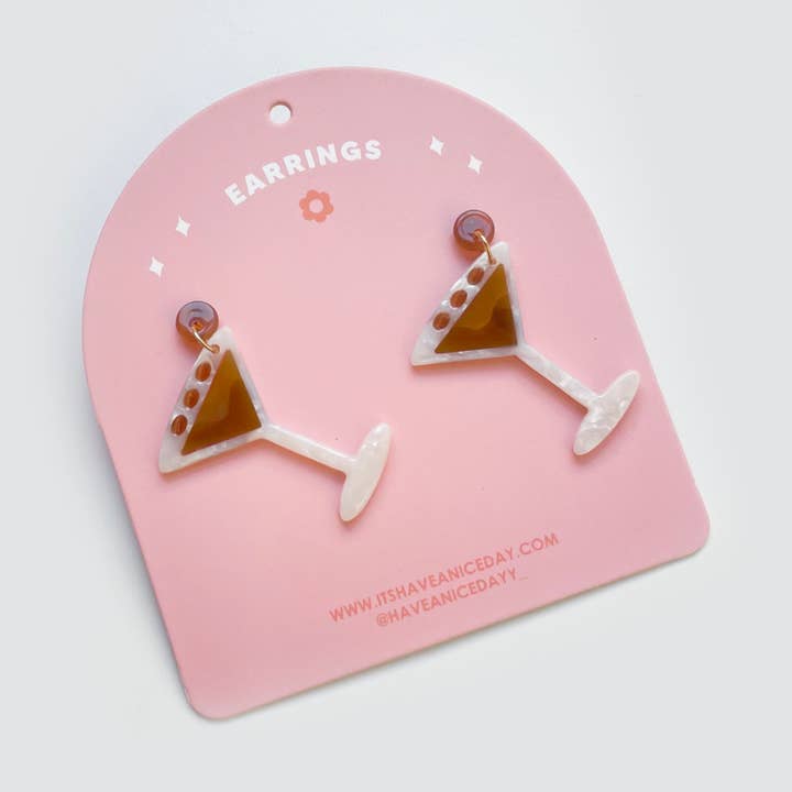 Have A Nice Day - Wholesale Dangle Earrings - Espresso Martini Earrings0