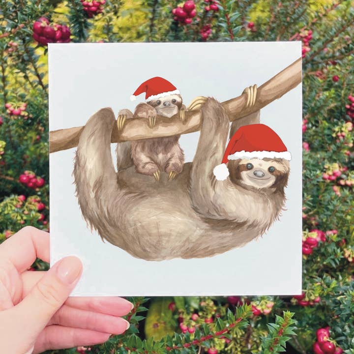 Lättja julkort 6x6 inches Square för wholesale av Emily Mei