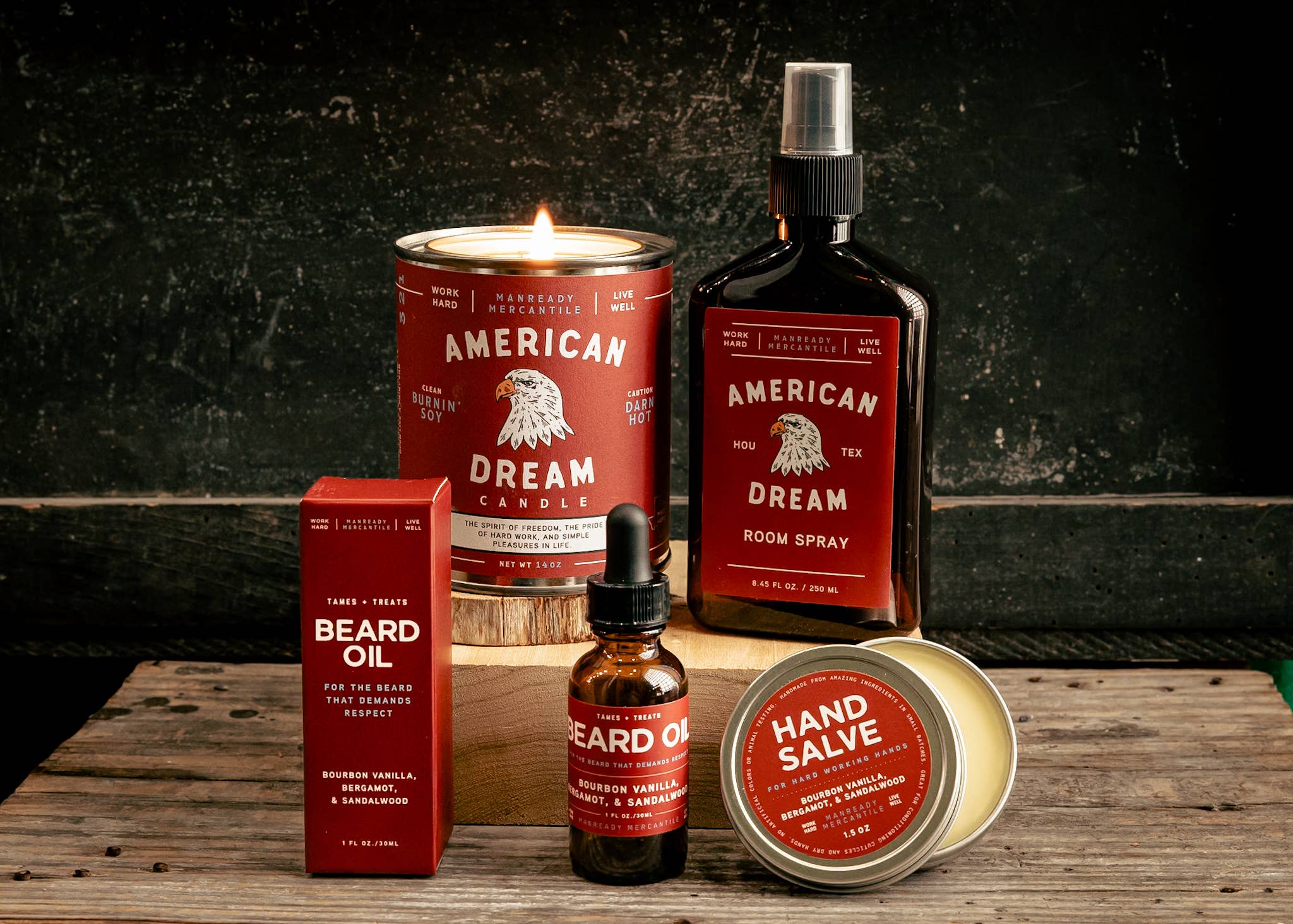 Manready Mercantile - Wholesale Jar/Filled Candle - Candle | The Americana Series | American Dream3