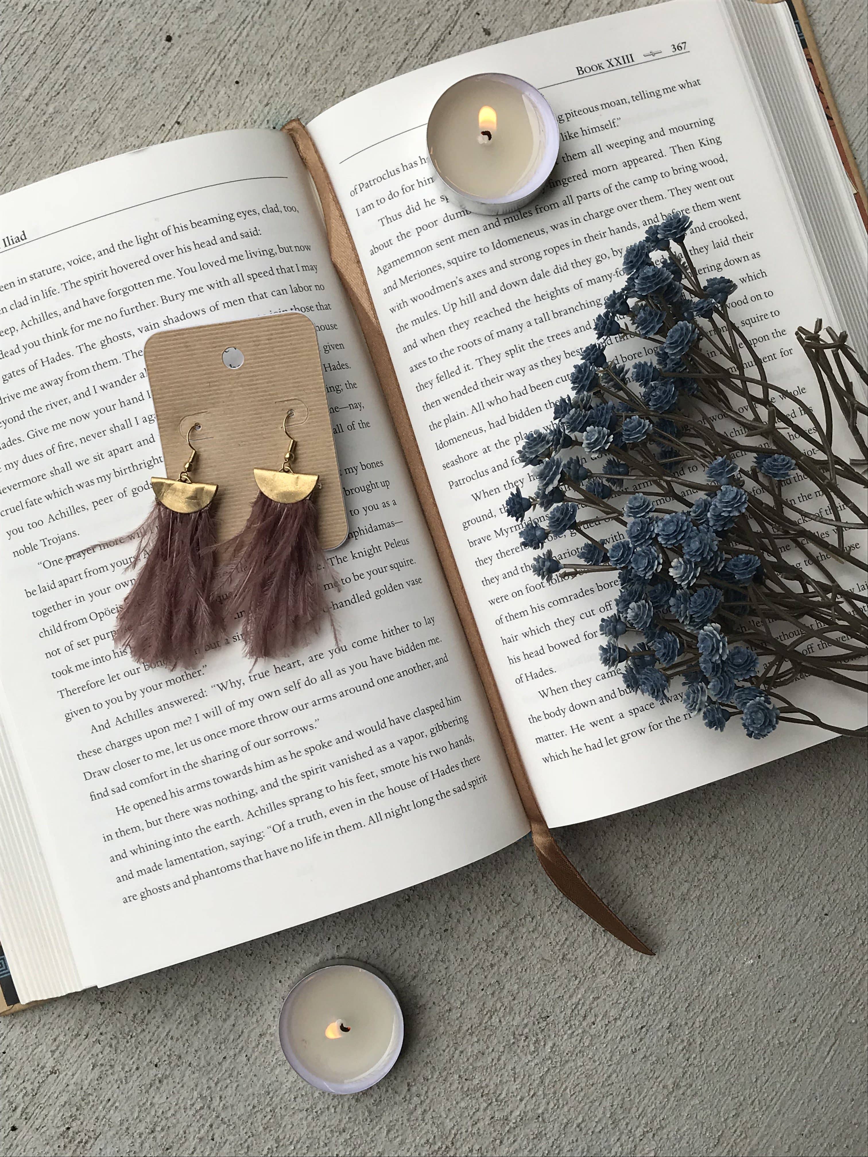 XTRA by Stacey - Wholesale Tassel Earrings - The Arwen Earring - Rose2