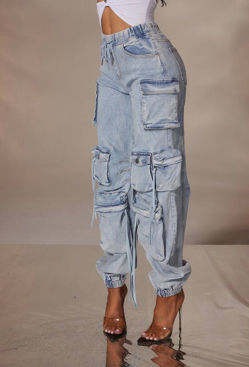 WFFS – wholesale Pants – Women's – Jogger Cargo Pant Spandex13