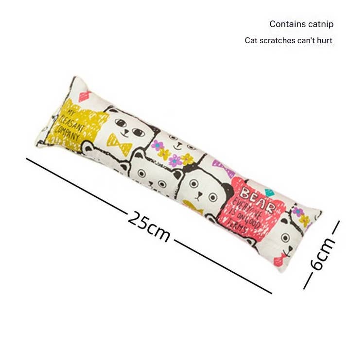 PAWPAWwholesale - Wholesale Pet Toy - Cat - Catnip Pillow Toy – Cat Kicker Chew & Scratch Toy_CWMM68012