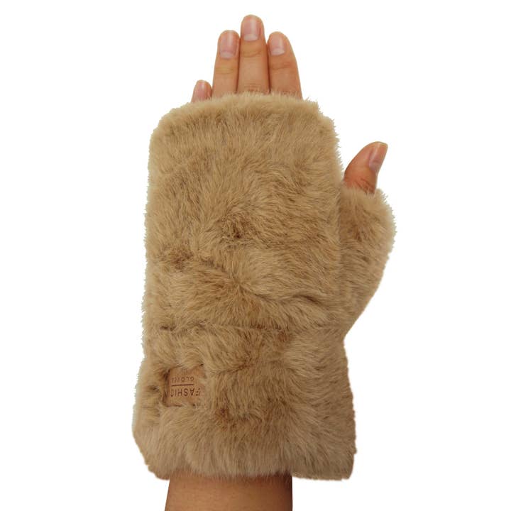 Anais - Wholesale Gloves - Women's - YN0370 Faux Fur Mittens8