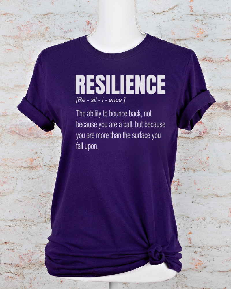 Stormy Vision - Wholesale Shirt - Women's - Resilience Definition T-Shirt | Mental Health Clothing1