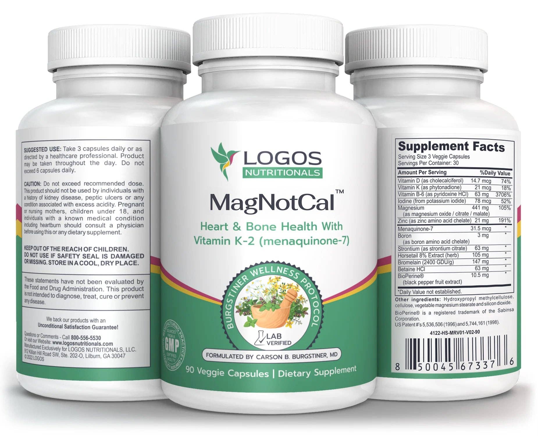 Logos Nutritionals, LLC - Wholesale Oral Supplement/Vitamin - The Burgstiner Wellness Protocol9