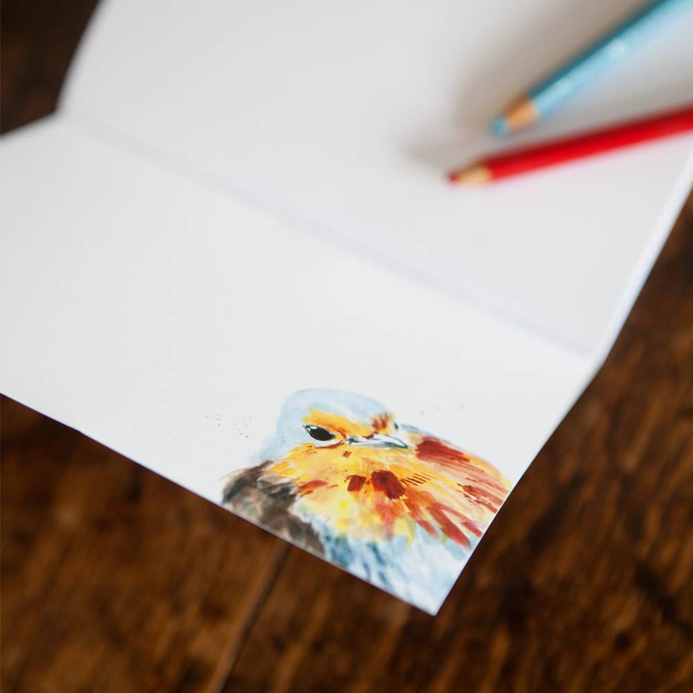 Kate Moby - Wholesale Notebook - Inky Robin Eco A6 Notebook - Perfect for Christmas2