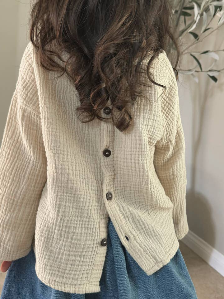 The Button Back Top for wholesale by The Simple Folk