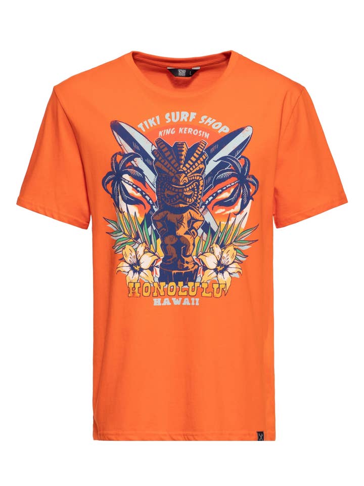 Btex Fashion GmbH / KING KEROSIN – wholesale T-shirt – men's – Tiki Surf Shop Tee