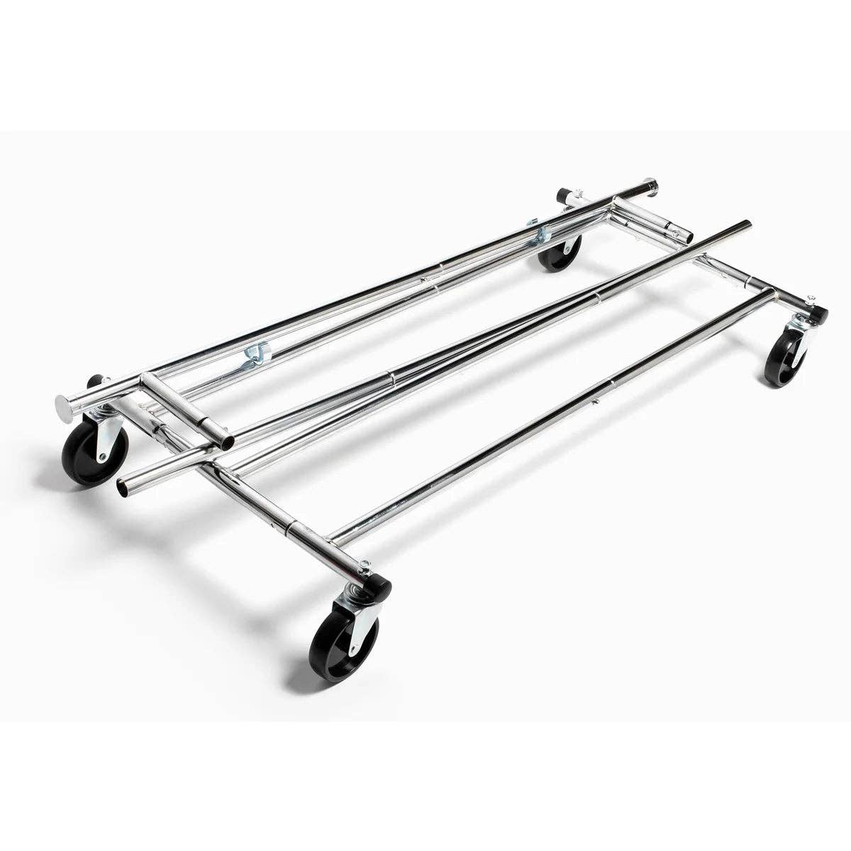 J&V TEXTILES - Wholesale Coat Rack - Adjustable & Rolling Commercial Grade Foldable Garment Rack3