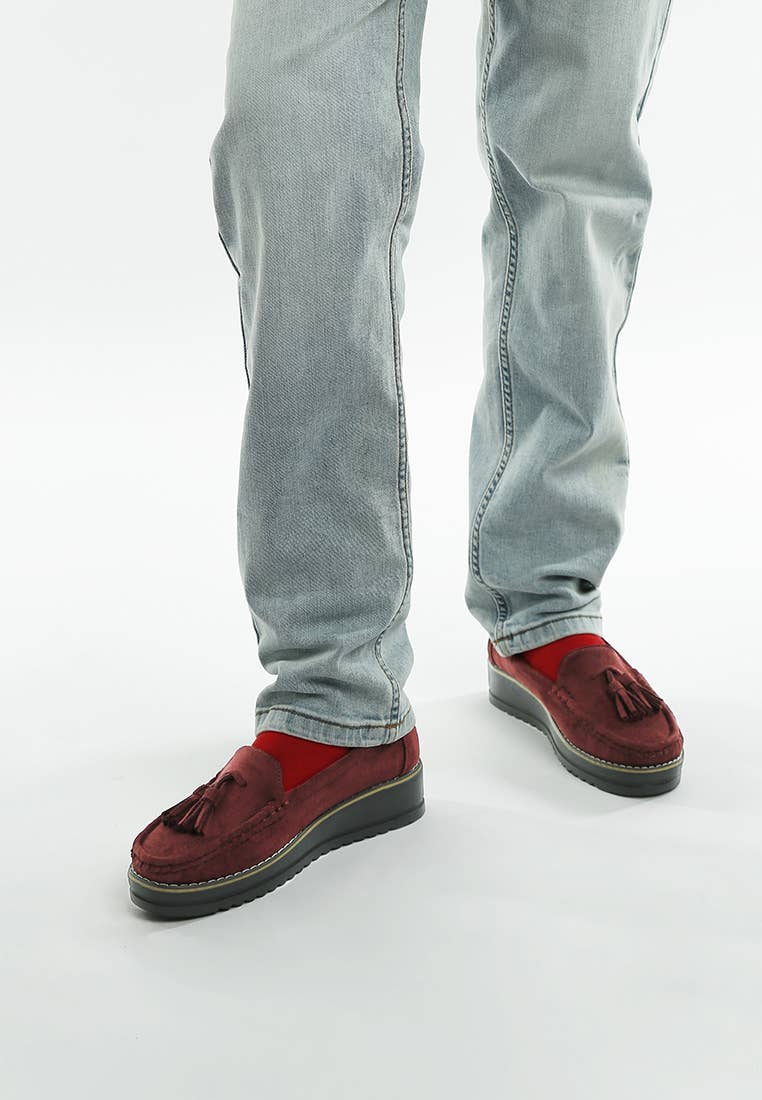 Rag Company - Wholesale Flats/Loafers - Women's - Daiki Platform Lug Sole Tassel Loafers7