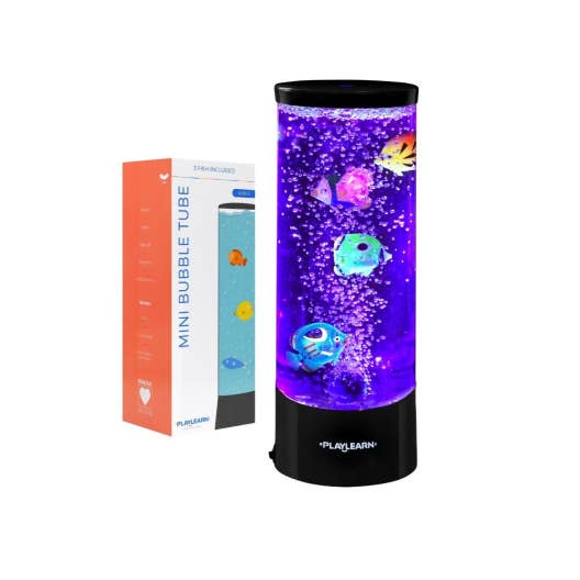 Mini Bubble Tube LED Aquarium Lamp – Calming Sensory Column for wholesale by Playlearn