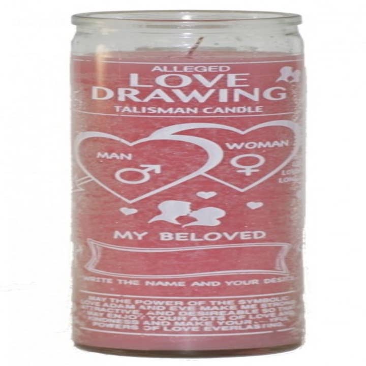 Bougie à dessin 7 Day Love pour la vente par Thee Herbal Blessing