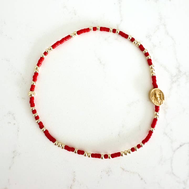 Lily & Lamb - Wholesale Beaded Bracelet - St. John Paul II Bracelet