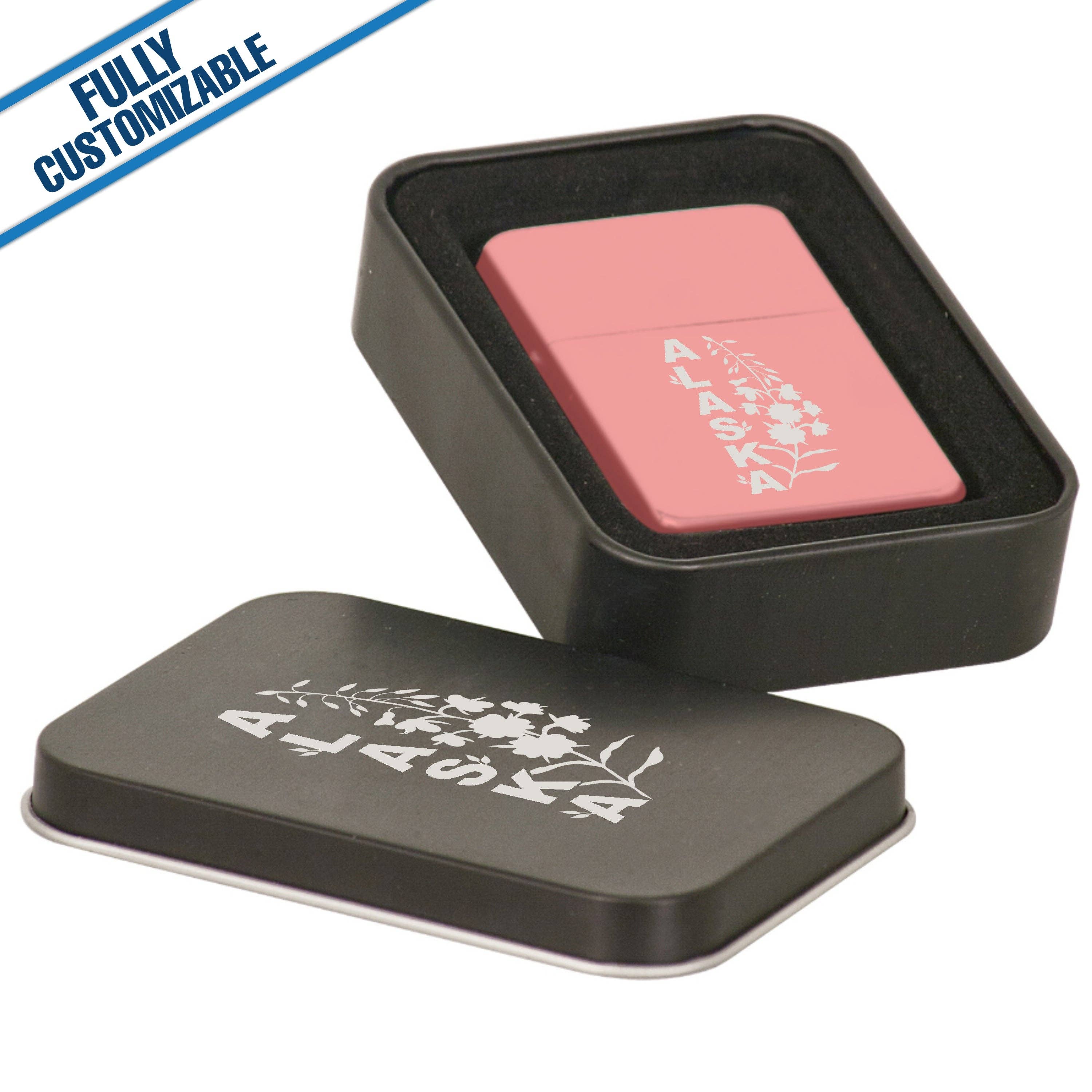 GiftWorksPlus - Wholesale Lighter - Engraved Lighter With Engraved Tin - Fully Customizable2