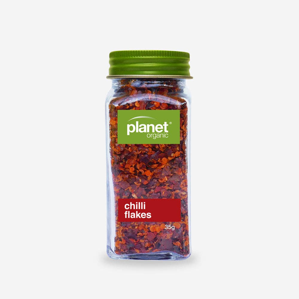 Planet Organic - Vente Épices séchées - Flocons de piment 35g - Certifié biologique0