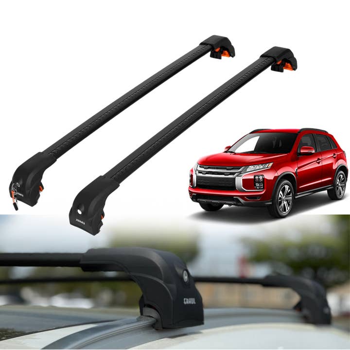 220 lbs Roof Rack Crossbars for Mitsubishi Outlander PHEV 2022-2026 - Black for wholesale by Erkul Auto USA