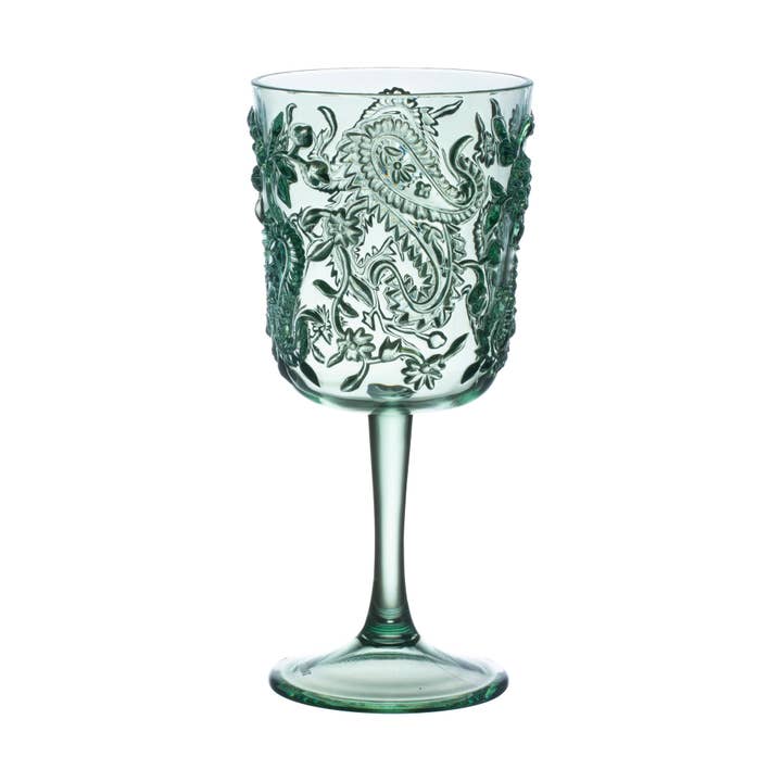 LeadingWare - Wholesale Wine Glass - AC-1013 - 13 oz. Paisley Wine Glass