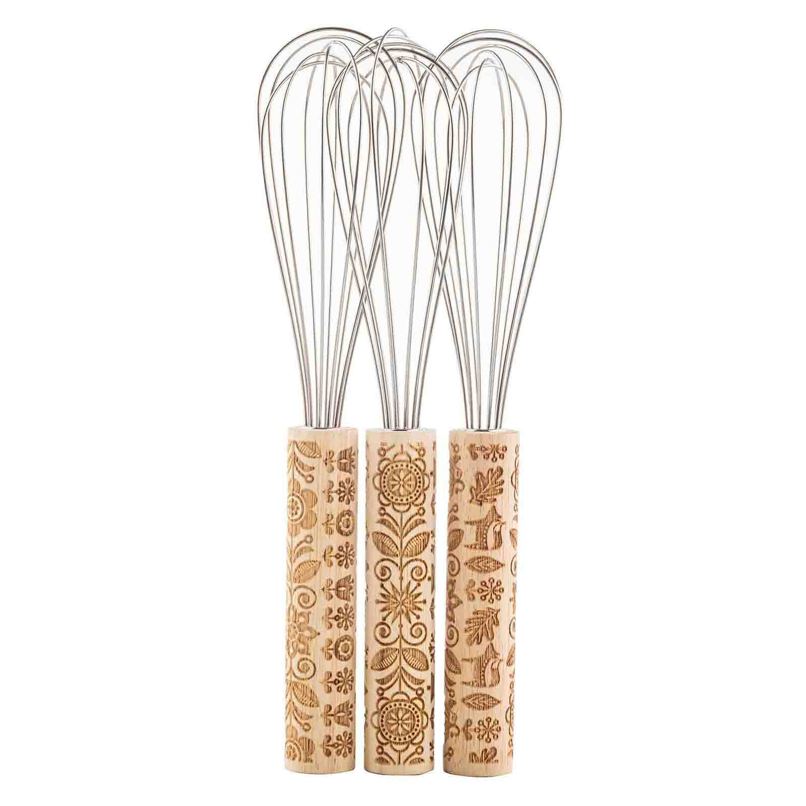 TableCraft Products Company - Wholesale Kitchen Tool/Gadget - Embossed Decorative Whisk, Winter Design7