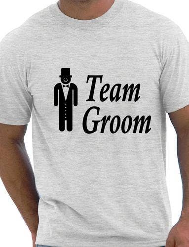 Print4U - Wholesale Screen printed t-shirt – Men′s - Team Groom Stag Night Wedding T-Shirt4