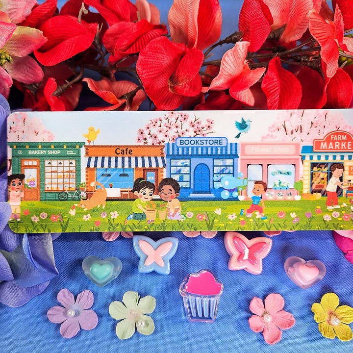 Autumnmist Boutique - Wholesale Bookmark - Main Street: Spring Edition Seasonal Bookmark1