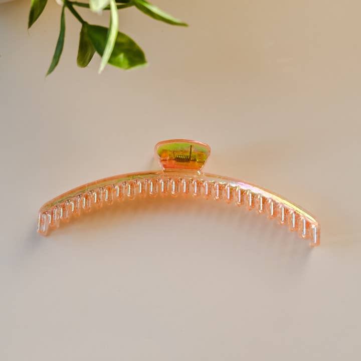 Share Studio - Venta al por mayor Horquilla para el pelo - Mujer - Clip Mega Hold iridiscente de color melocotón
