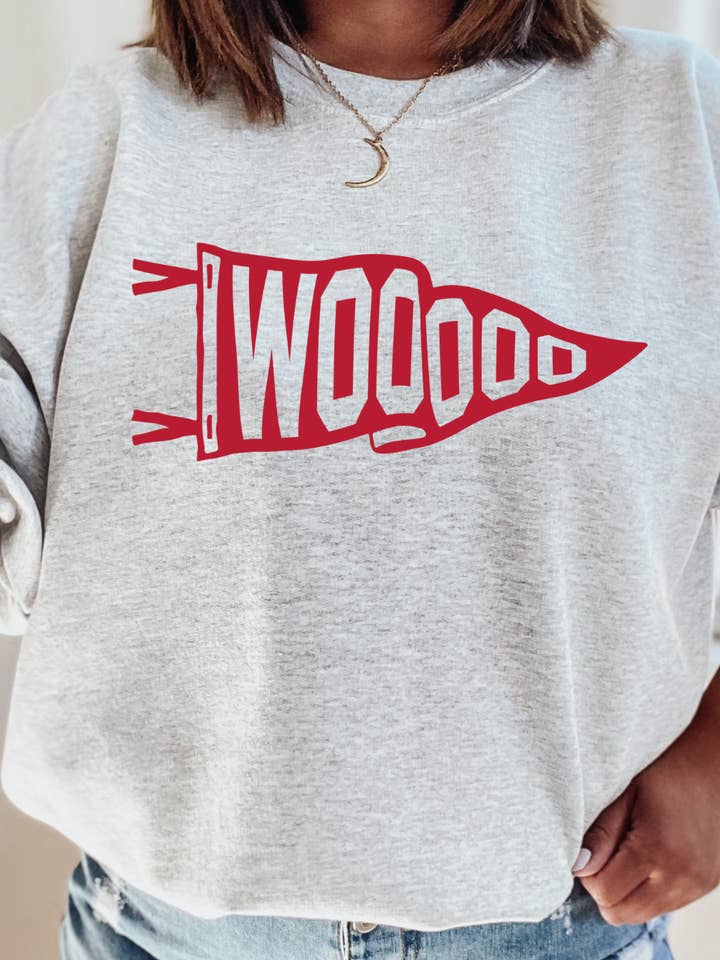 WOOOO Arkansas Razorbacks Sweat-shirt Graphique pour Adulte pour la vente par Uncommon Label